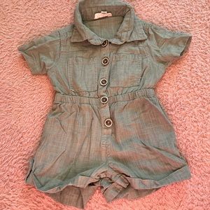 Army green girl romper! 💚